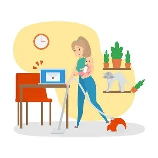 Ну мама работает