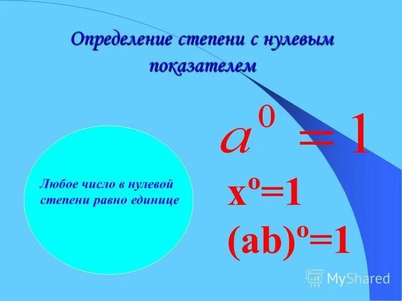 Степень с нулевым показателем примеры. Определение степени с нулевым показателем. Показатель степени нуль. Определение степени с нулевым показателем. Свойства степени с нулевым показателем.