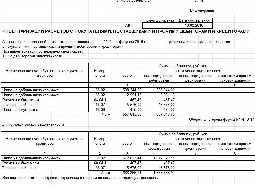 Акт инвентаризации 17. Инв-17 акт инвентаризации. Форма инвентаризационной описи инв-17. Форма инв-17 акт инвентаризации расчетов с покупателями поставщиками. Акт инвентаризации дебиторской задолженности.