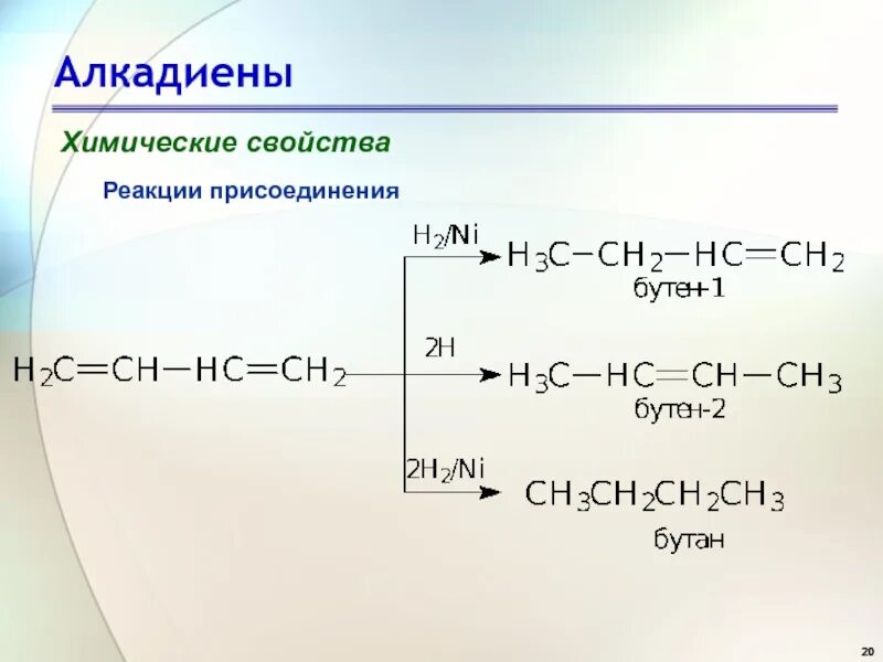 Алкадиен реакция присоединения. Реакция присоединения алкадиенов. Присоединение 1.4 алкадиены механизм. Алкадиены реакция присоединения.