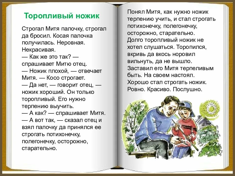 Е ПЕРМЯК рассказы. Торопливый ножик. Произведения пермяка торопливый ёж.