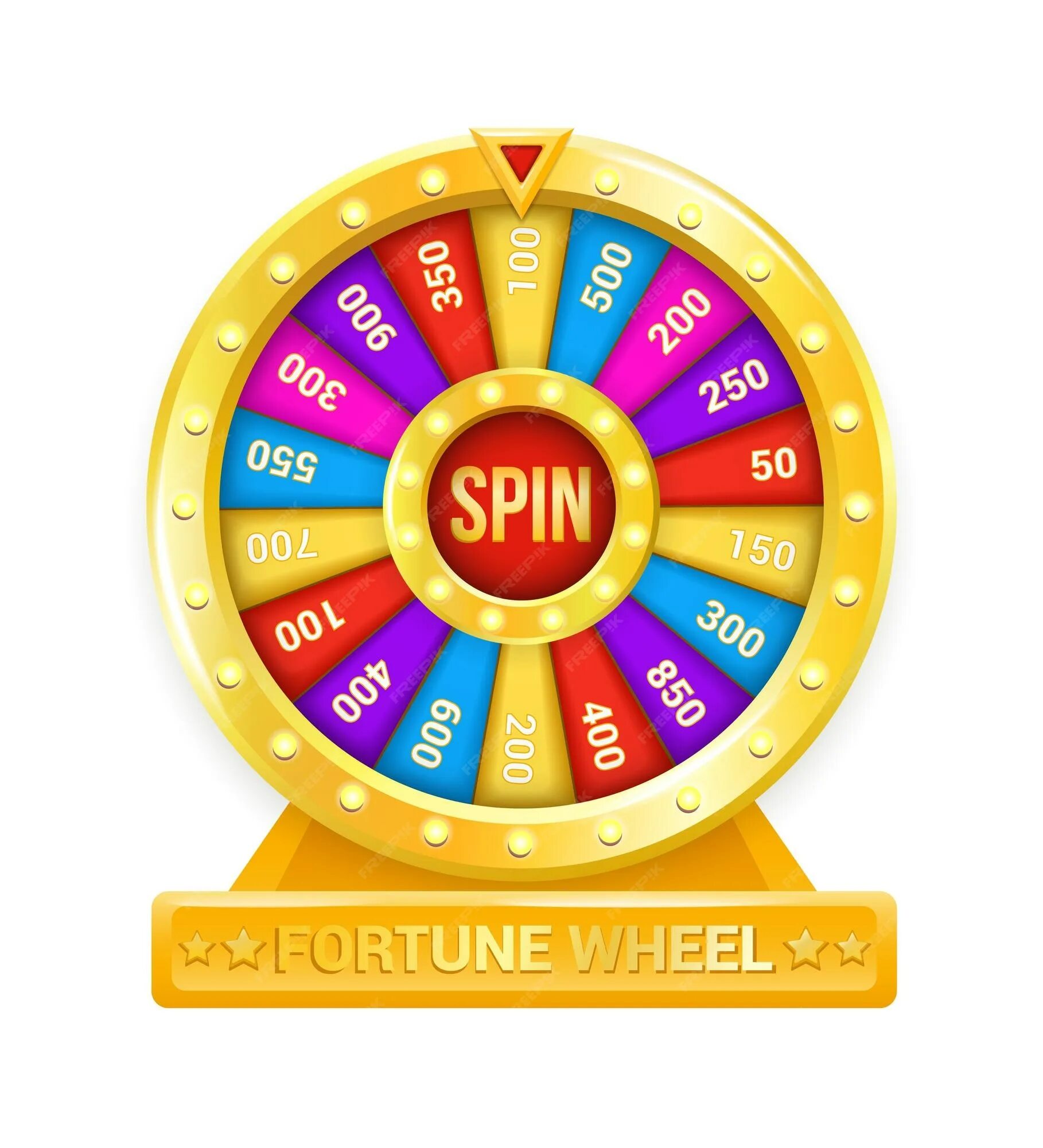 Wheel of Fortune. Круг удачи. Рулетка вектор. Roulette Spinning.