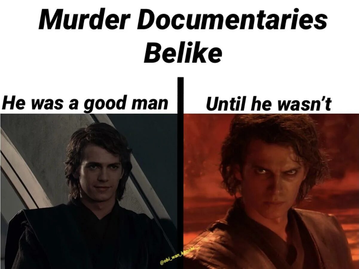 He is a good man. He was a good man / until he wasn&#039;t.