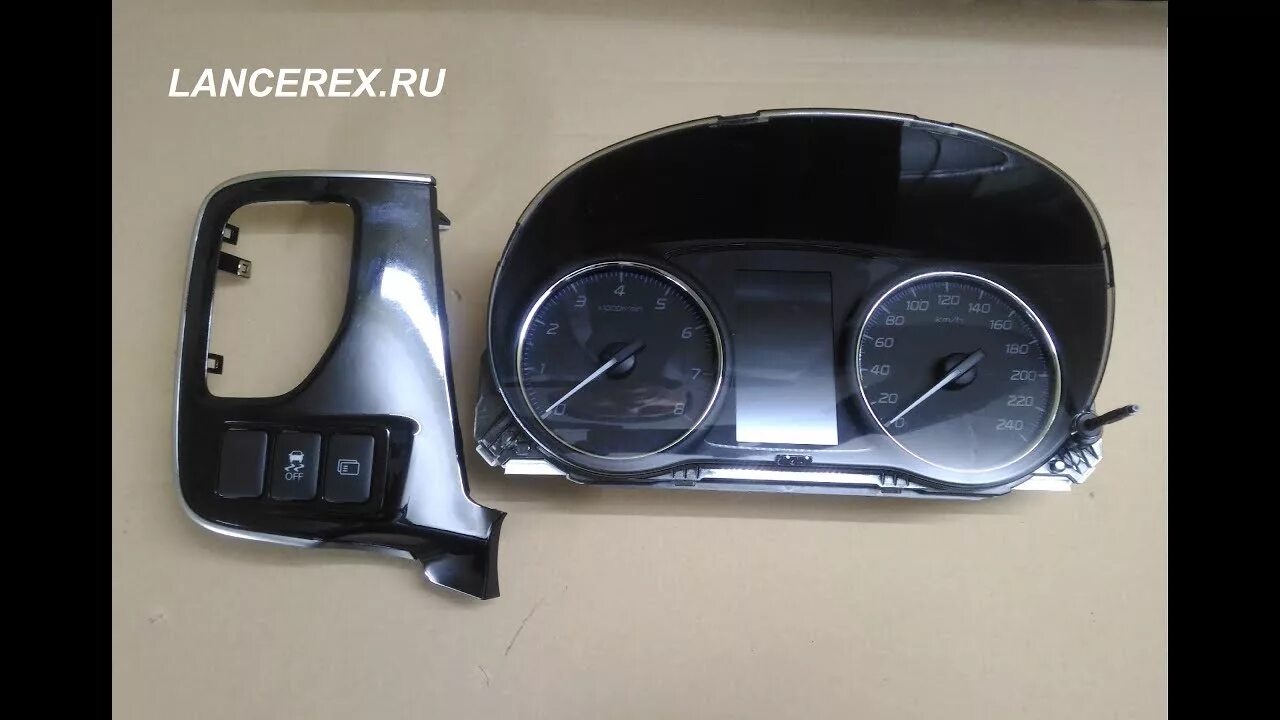 Ремонт Митсубиси Галант : Снятие и установка панели приборов Mitsubishi Galant