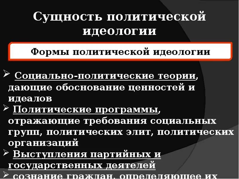 Основа национальной идеологии. Сущность политической идеологии. формы представления политической идеологии. сущность программы идеологии. политическая идеология сущность.