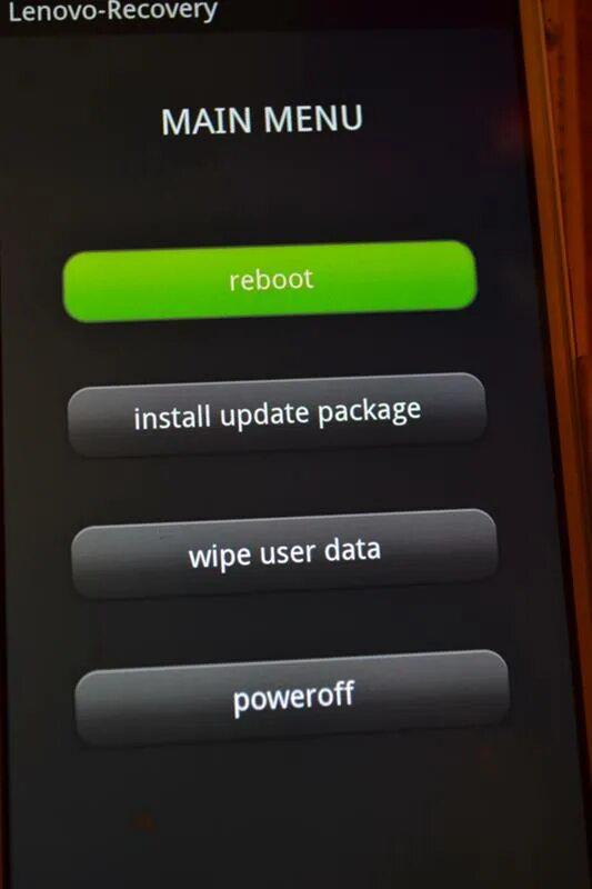На экране телефона появился main menu. Рекавери меню на леново. Lenovo Recovery. Lenovo ONEKEY Recovery. Меню Lenovo.