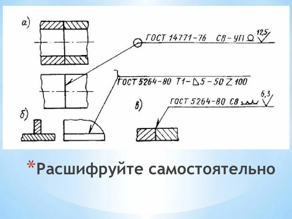 Условное изображение и обозначение сварных швов. Обозначение сварных швов на чертежах примеры. Ручная дуговая сварка обозначение на чертеже. Обозначение дуговой сварки на чертеже. Обозначение сварочных швов на чертежах.