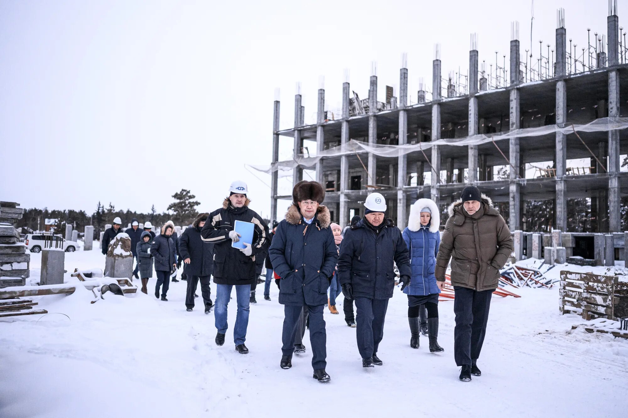 Онкоцентр якутск. Якутск стройка онкологического центра. возведение зданий в якутии. строящийся онкологический центр в якутске.