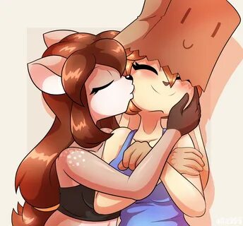safe, artist:alfa995, oc, oc x oc, oc:brianne (spikedmauler), oc:doe (alfa9...