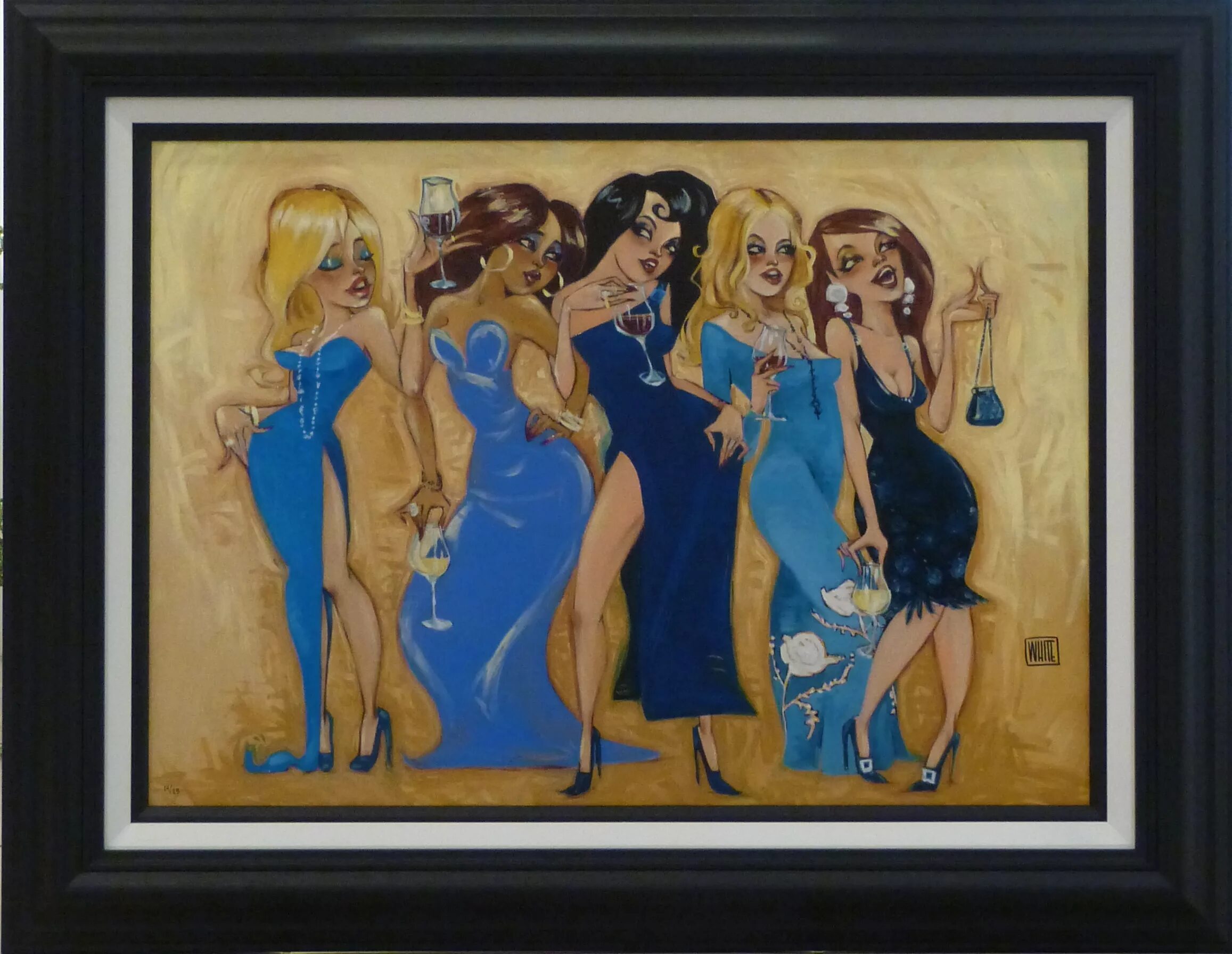 56 весел. Картина четыре подружки. Пять девушек картина. Пять подруг смешные. Картина с четырьмя девушками.