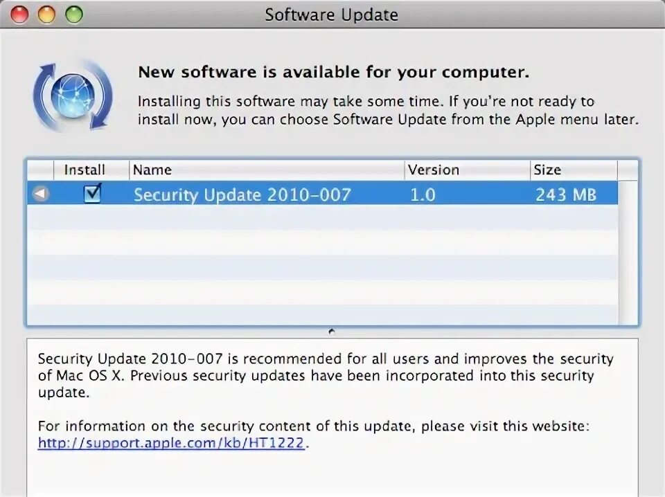 New software is available