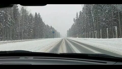 Дороги зимой видео