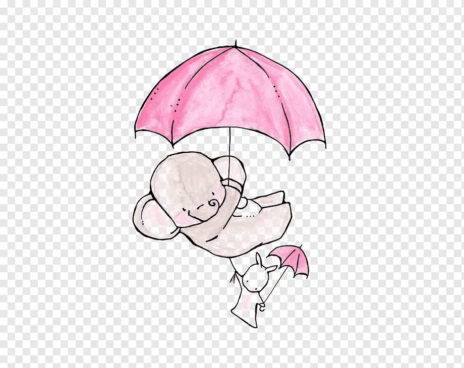 Зайчик с зонтиком. Милый зонтик рисунок. Слоник с зонтиком. Слоник для срисовки.