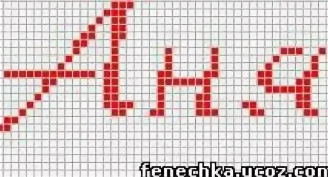 Фенечка имя схема