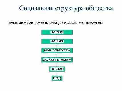 Социальная структура общества во франции