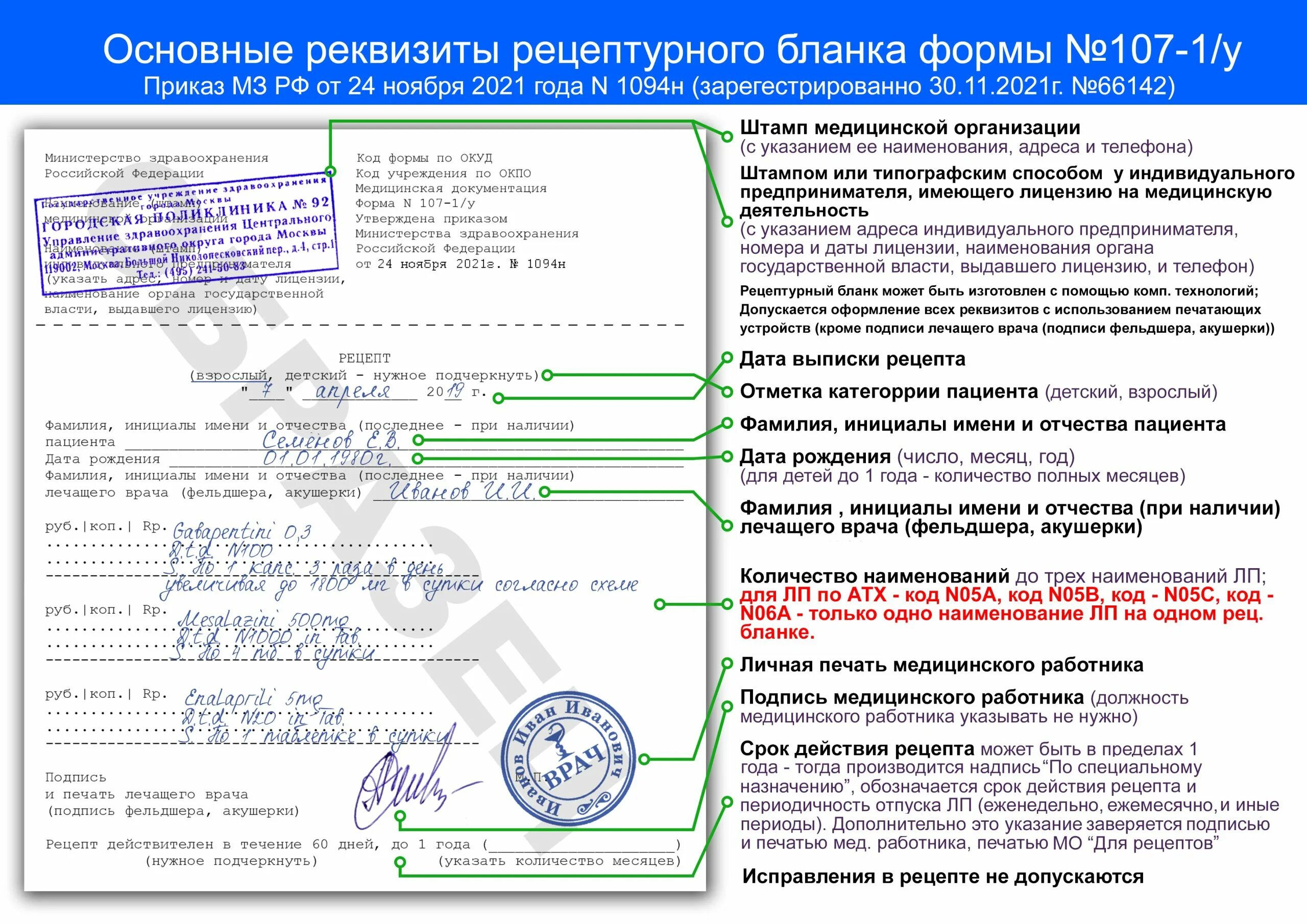 Рецепт образец 2023. Пример заполнения рецептурного Бланка 107-1/у. Форма 107 у Рецептурный бланк образец заполнения. Форма рецептурного Бланка 107-1/у образец заполнения. Форма заполнения рецепта 107 1 у.