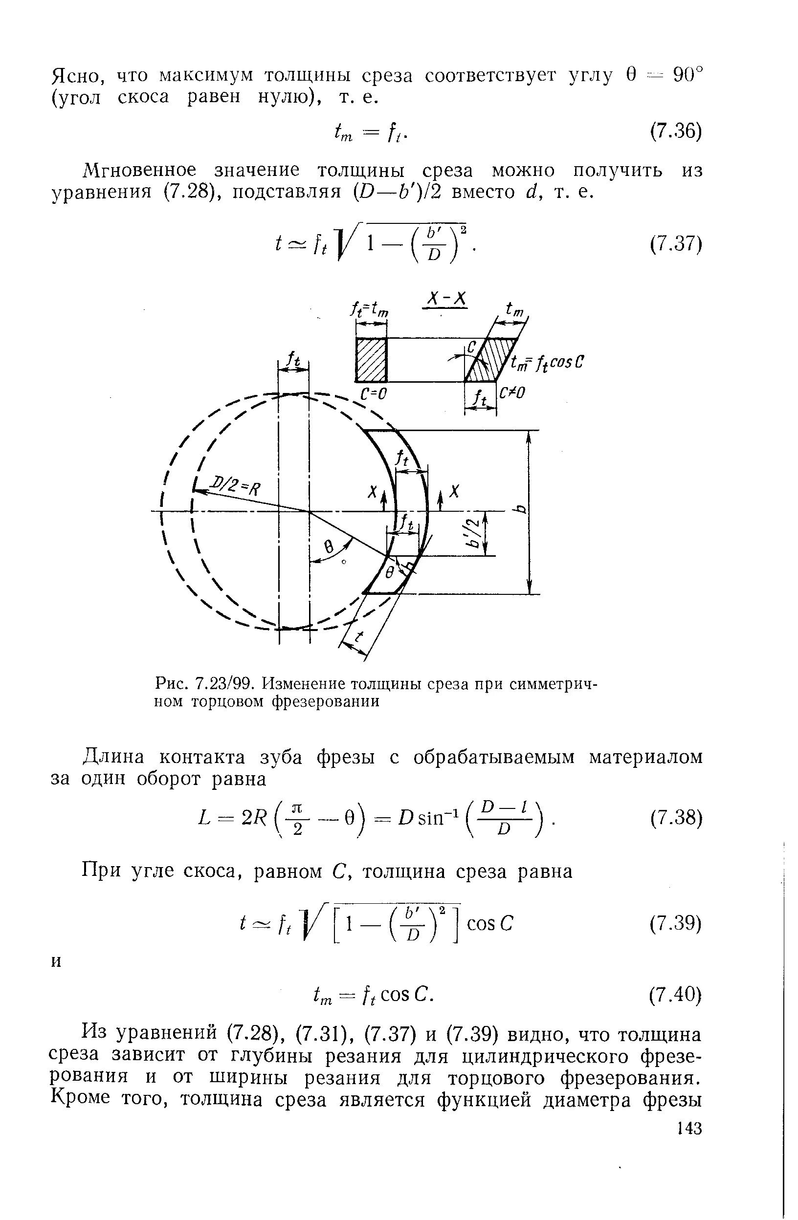 толщина среза
