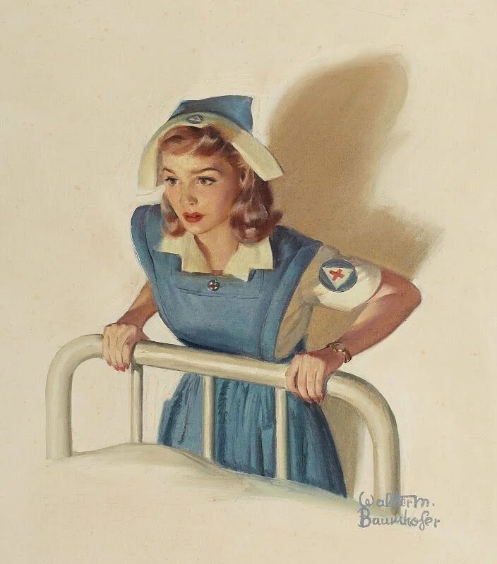 He have a nurse