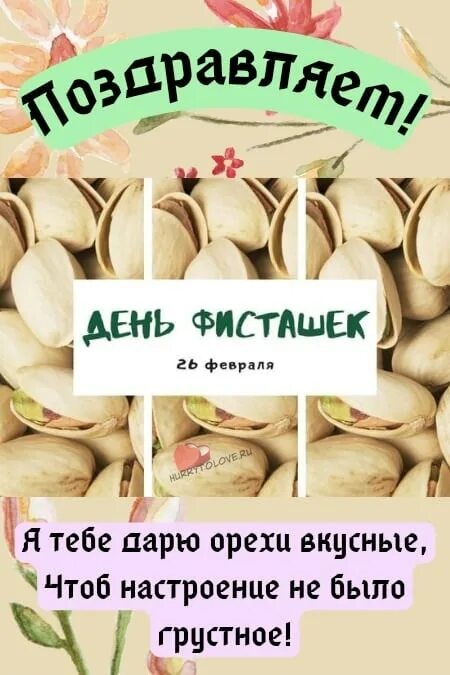 Что можно делать 26 февраля 2025. Всемирный день фисташек 26 февраля. всемирный день фисташек открытка. 26 февраля праздник. поздравление на всемирный день фисташек.