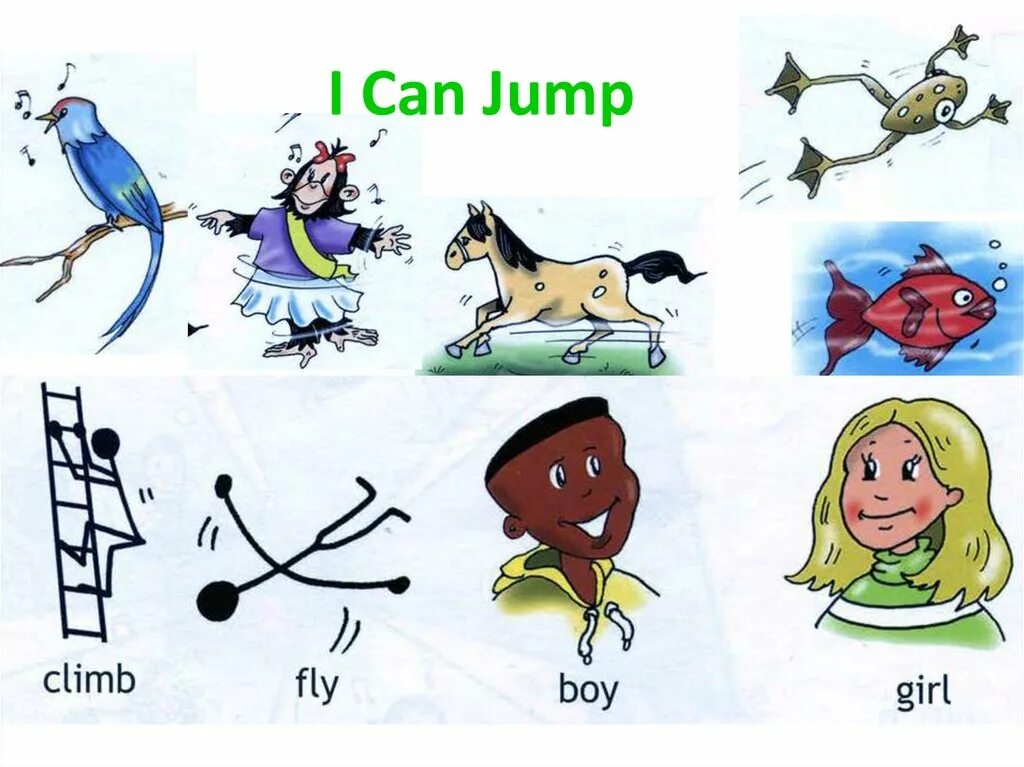 Английские слова jump. Спотлайт. Спотлайт 2 i can Jump. Картинки на тему i can. I can Jump презентация.