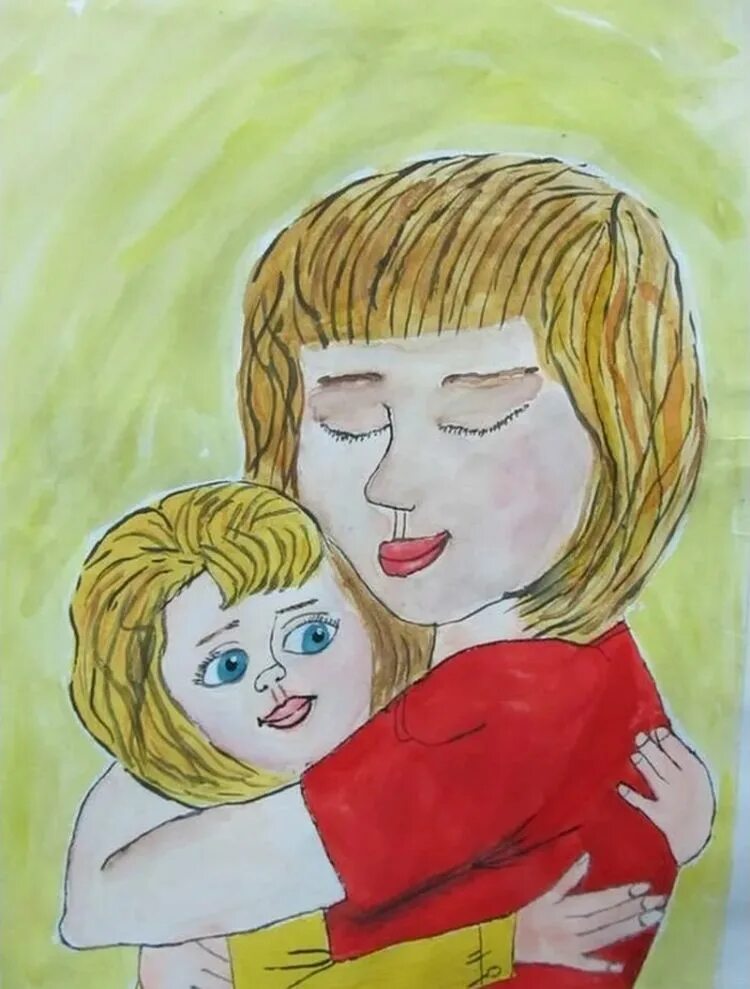 Рисунок для мамы. Рисунок на тему материнство. Рисунок ко Дню матери. Детские рисунки мамы. Моя мама для 2 класса
