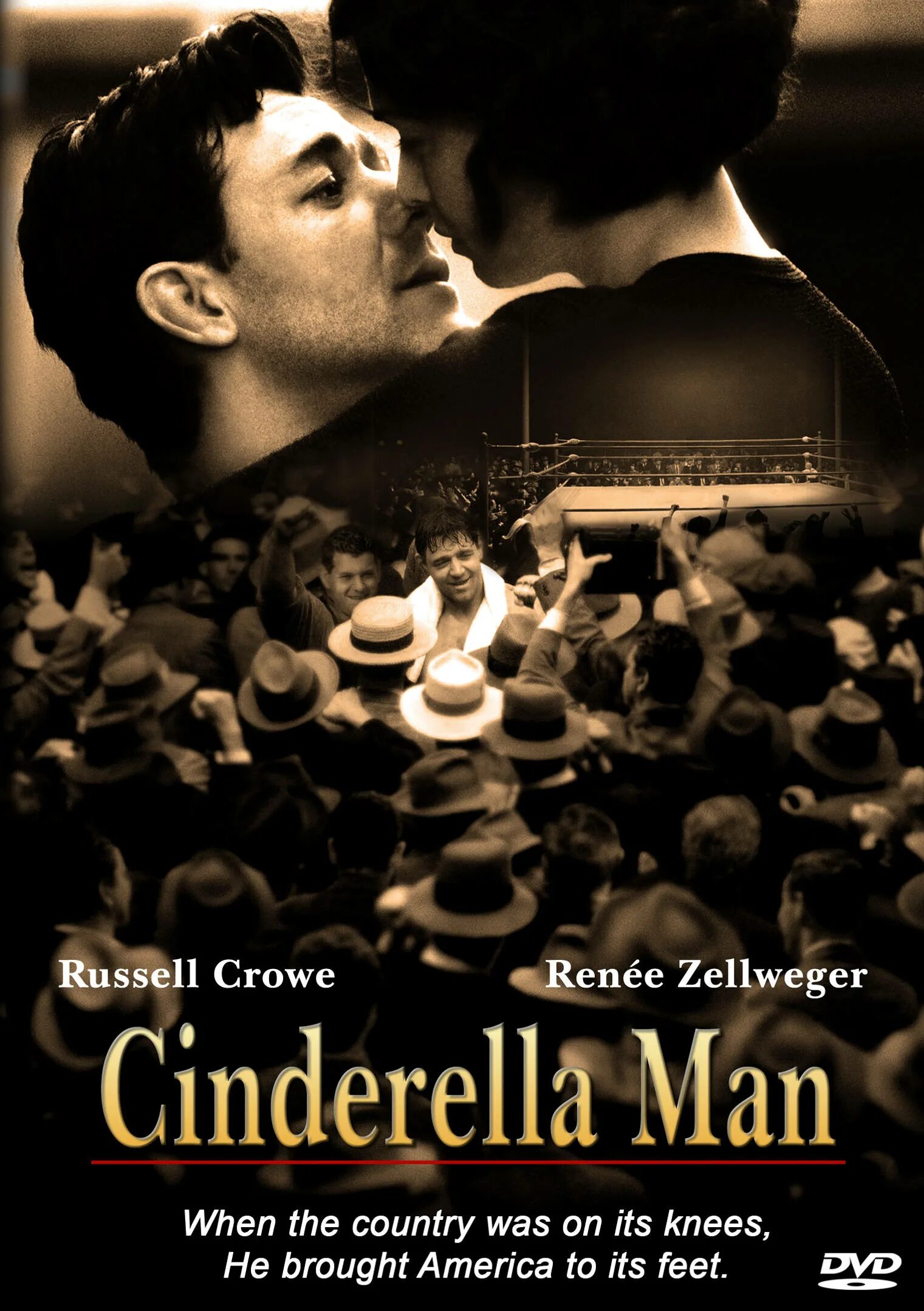 Cinderella man 2005. Рассел Кроу нокдаун.