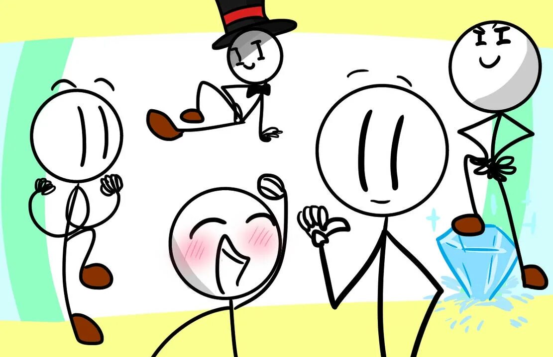 Stickman art. Stickman art