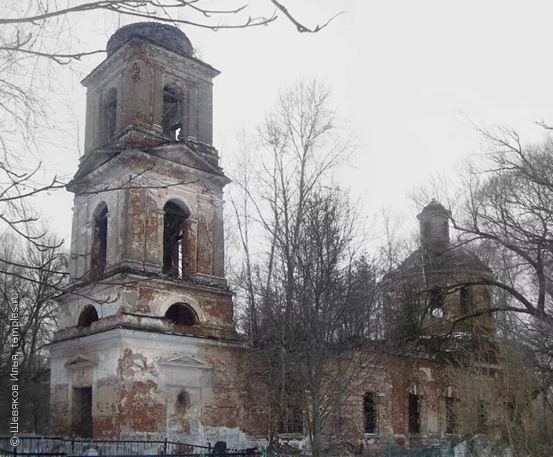 Тверская область Калининский район Садыково Церковь Успения Пресвятой Богородицы
