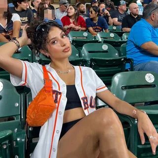 A TikToker who goes by Jackie La Bonita posted a viral clip from a Houston Astros...