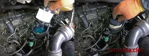 Замена топливного фильтра пежо 1.6 дизель