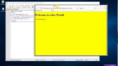 Цвет фона текста html