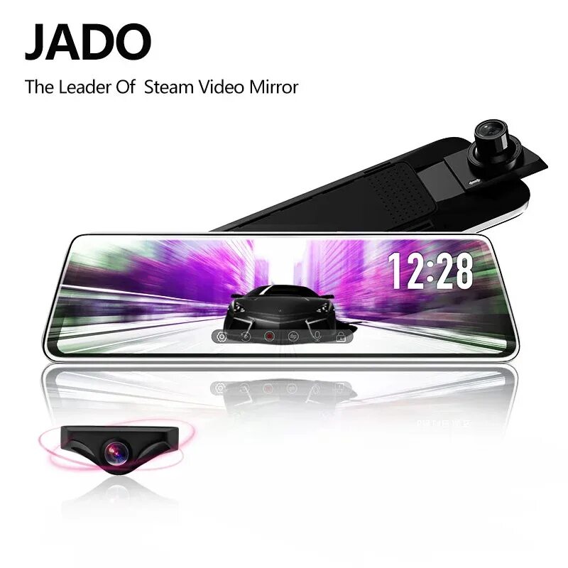Зеркало стрим. Jado видеорегистратор d230. Зеркало видеорегистратор Jado Smart. Зеркало-видеорегистратор Jado t650c.