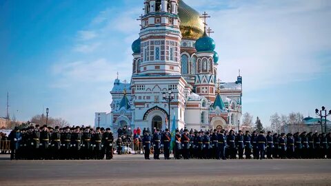 Омск в феврале