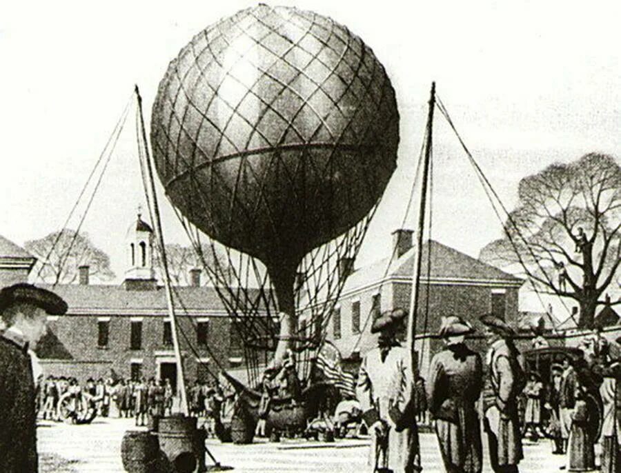 Первый воздушный шарик. Воздухоплавание братья Монгольфье.