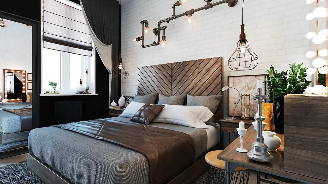 Спальня лофт светильники. Светильники для мансарды. Интерьер спальни лофт. Спальня в стиле лофт. Спальня лофт светильники.