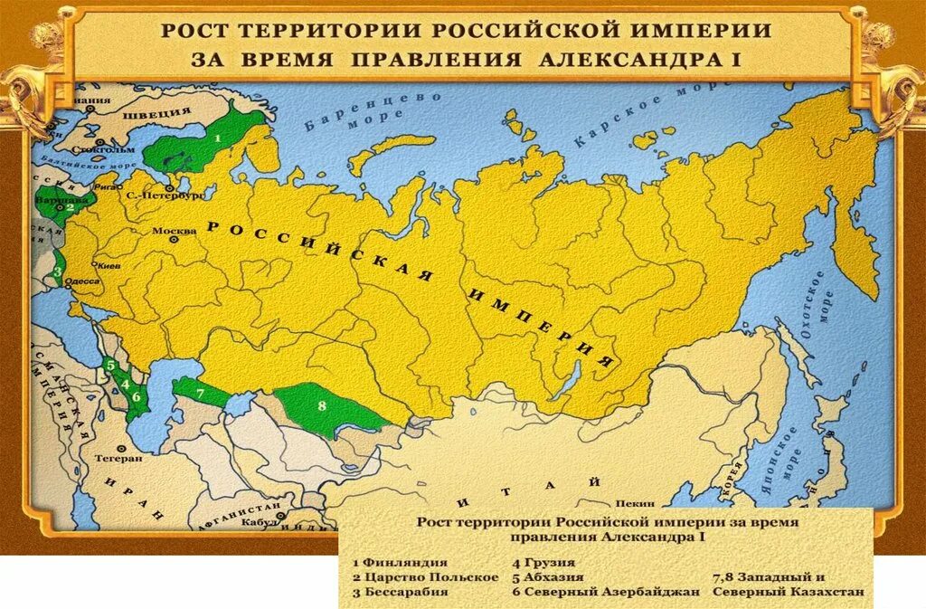 Российская Империя при Алек Андре 1. Карта Российской империи при Александре 3. Российская Империя при Николае 2. Границы Российской империи. Время появления российской империи