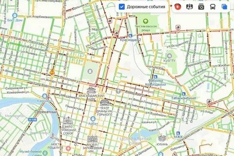 Карта краснодара 2024