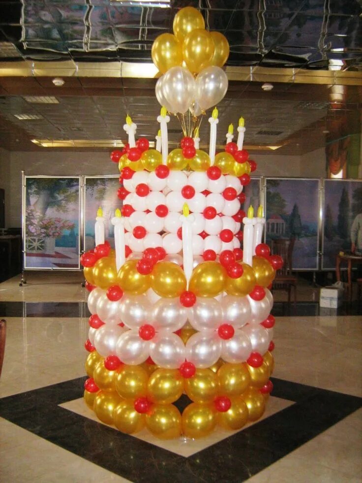 Сделать торт из шаров. Украшение шарами. Необычное украшение шарами. Торт из шаров. Торт из воздушных шаров.