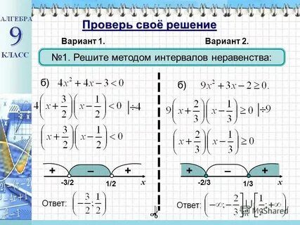 Решение неравенств 9 класс алгебра видеоурок