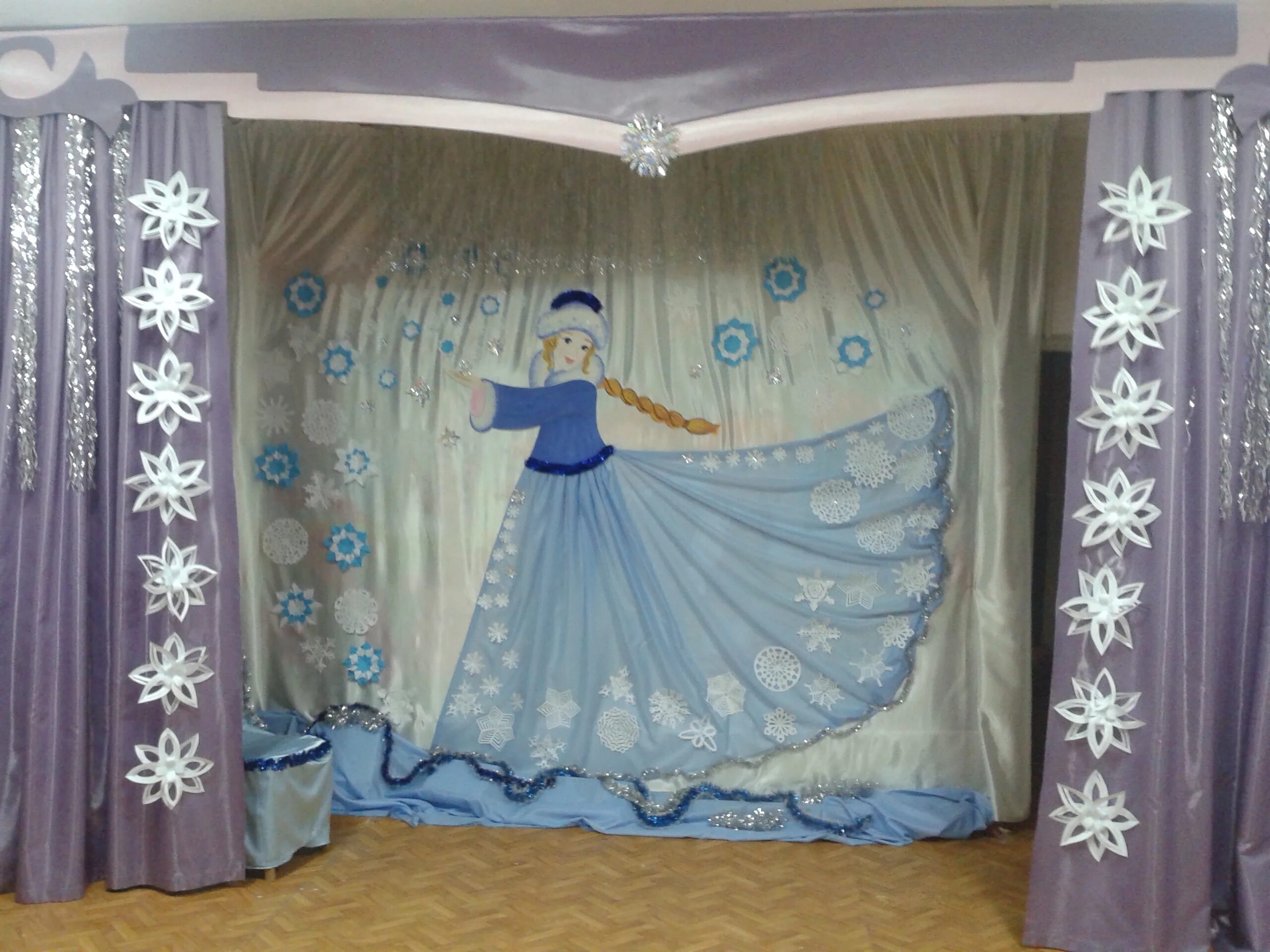 фотозона снегурочка своими руками