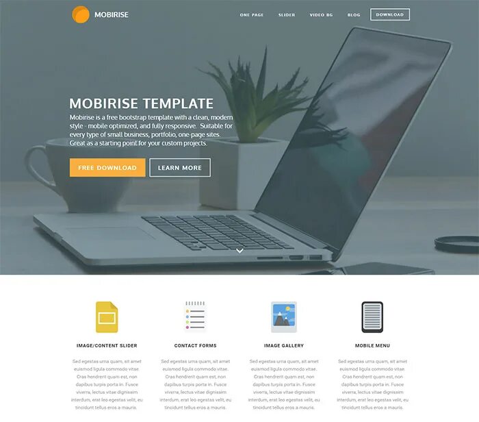 Шаблоны сайтов bootstrap