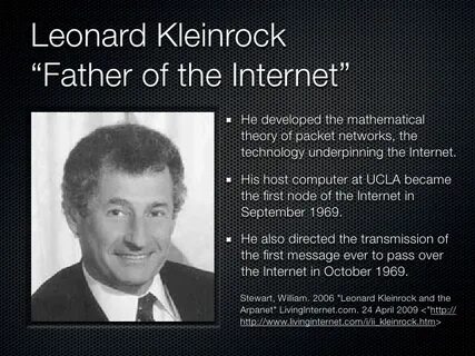 The internet was developed in the