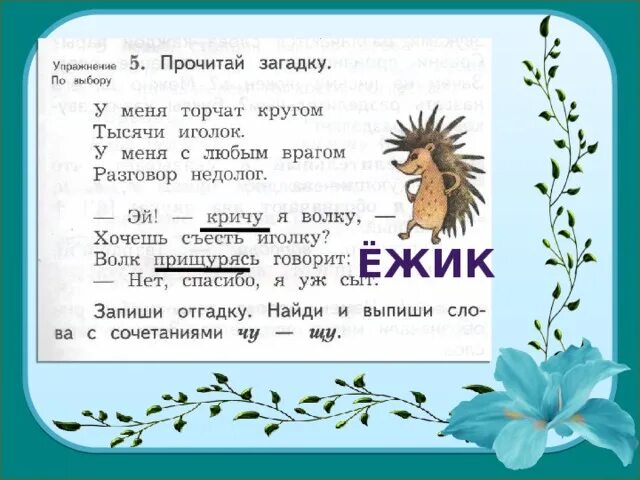 Прочитай запиши отгадки. Прочитай загадку у меня торчат кругом тысячи иголок. прочитай загадку. читать читать загадки. загадки кругом торчат иголки.