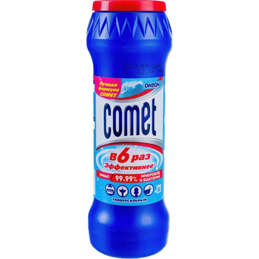 Средства чистящие comet 475 г. Comet океан порошок чистящий с дез эффектом 475г. комет океан порошок чистящий с дез эффектом 475г. чистоль comet океан, 475 г товар (иш, хизмат) маркаси чистоль. comet порошок океан 475 г.