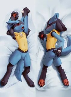 39. Lucario Dakimakura - SFW Version by FA. cinderace body pillow. 