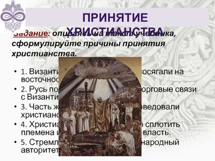 Последствия крещения ольги