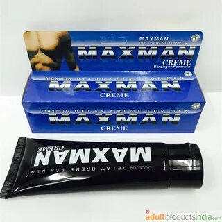 Maxman Delay Cream for Men. 