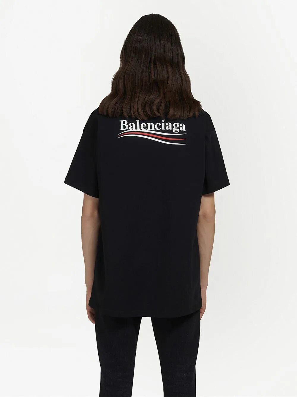 Balenciaga t Shirt 2022. Рубашка Баленсиага черная с логотипом. Футболка оверсайз Баленсиага. Футболка Баленсиага с принтом.