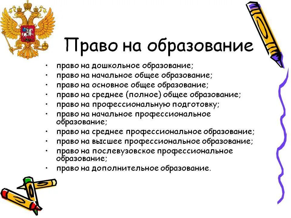 Основное общее образование это право или обязанность. Право. Право на образование в РФ. Право на образование это право.