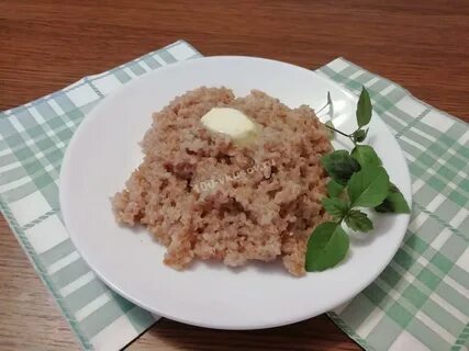 Каша пшеничная рассыпчатая на воде